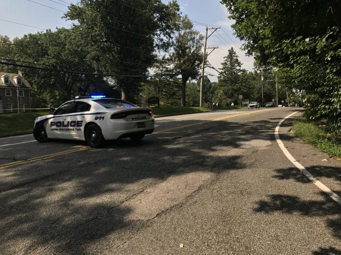 Delaware County Criminal Investigation Division & Nether Providence Police on scene at the daytime shooting at the Carr Funeral Home (PHOTO: YC.NEWS/NEWS SHARE/NIK HATZIEFSTATHIOU)