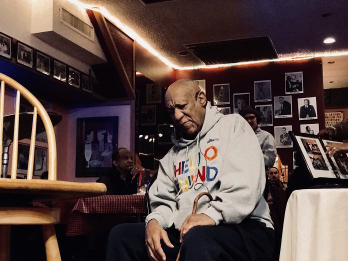 Comedian Bill Cosby returned for a comedy show after nearly three years in Philadelphia Monday night at LaRose Jazz Club. (YC.NEWS PHOTO/NIK HATZIEFSTATHIOU)