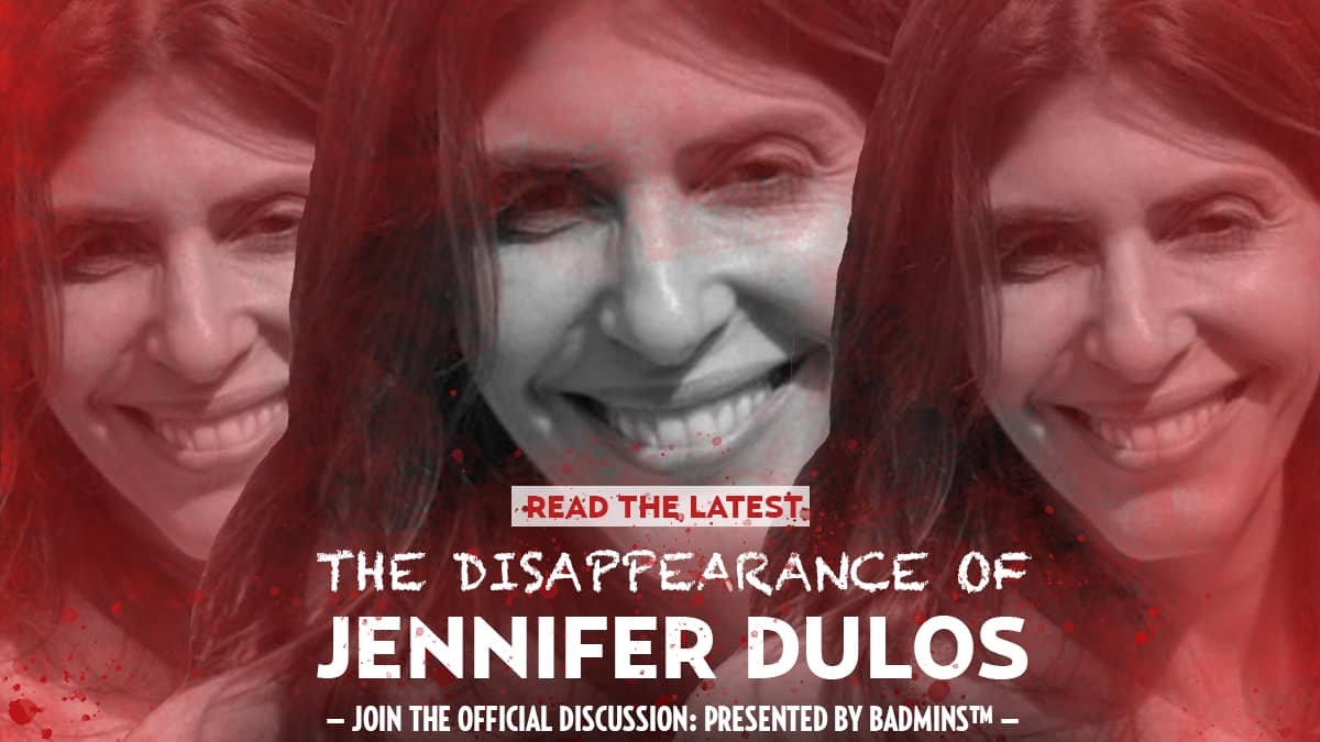 The Disappearance of Jennifer Dulos - a BADMINS True Crime Special. 📸: YC.NEWS/BADMINS ILLUSTRATION