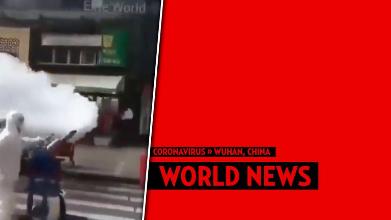 🦠 Chinese government in hazmat suits CAUGHT ON FILM spraying down entire country to ‘disinfect’ region of the deadly coronavirus