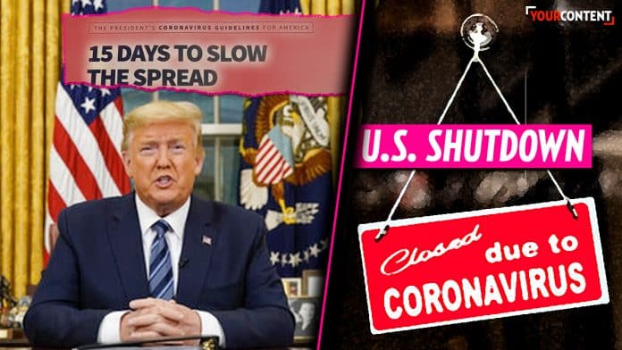 President Trump declares groups of ten or more to stop; U.S. shuts down » Your Content