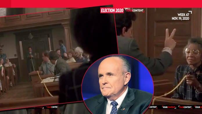Rudy Giuliani Compares Philly Alleged Voter Fraud to Scene From 'My Cousin Vinny', Says Tanzania is More Honest than Philly