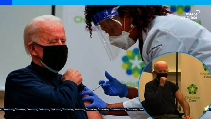 Biden Coughs 3 Times During COVID-19 Vaccination