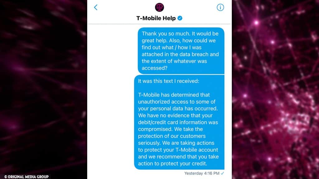 Twitter DM admits T-Mobile downplayed cyberattack with misleading text to 50 million