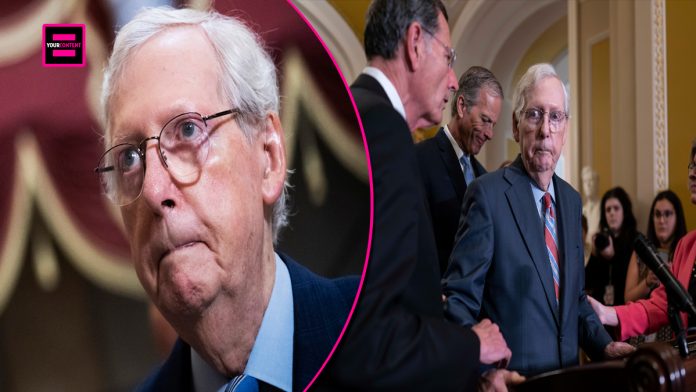 Mitch McConnell, 81, Freezes Mid-Press Conference! What Happened Next Left Everyone Speechless.