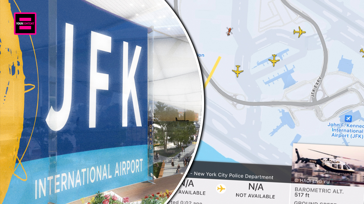 Police Pursuit Erupts at JFK Intl' Airport Terminal, NYPD Chopper Deployed